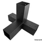 Double Pergola brackets DIY Kit fit 90 x 90mm timber