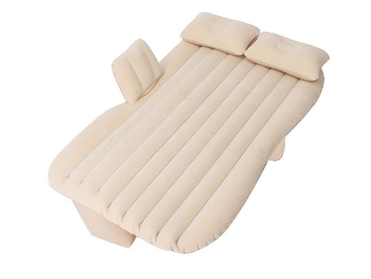 Car Inflatable Mattress Air Bed - Beige