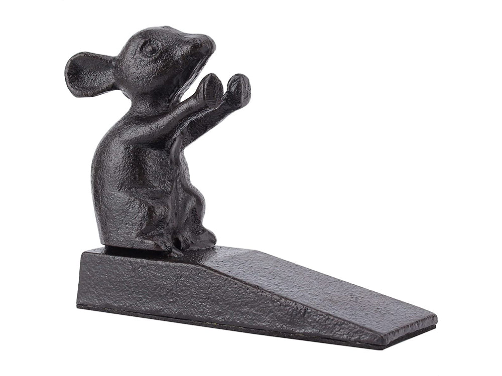 Cast Iron Cute Mouse Door Stopper