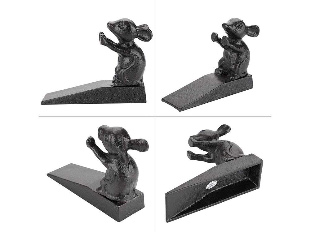 Cast Iron Cute Mouse Door Stopper