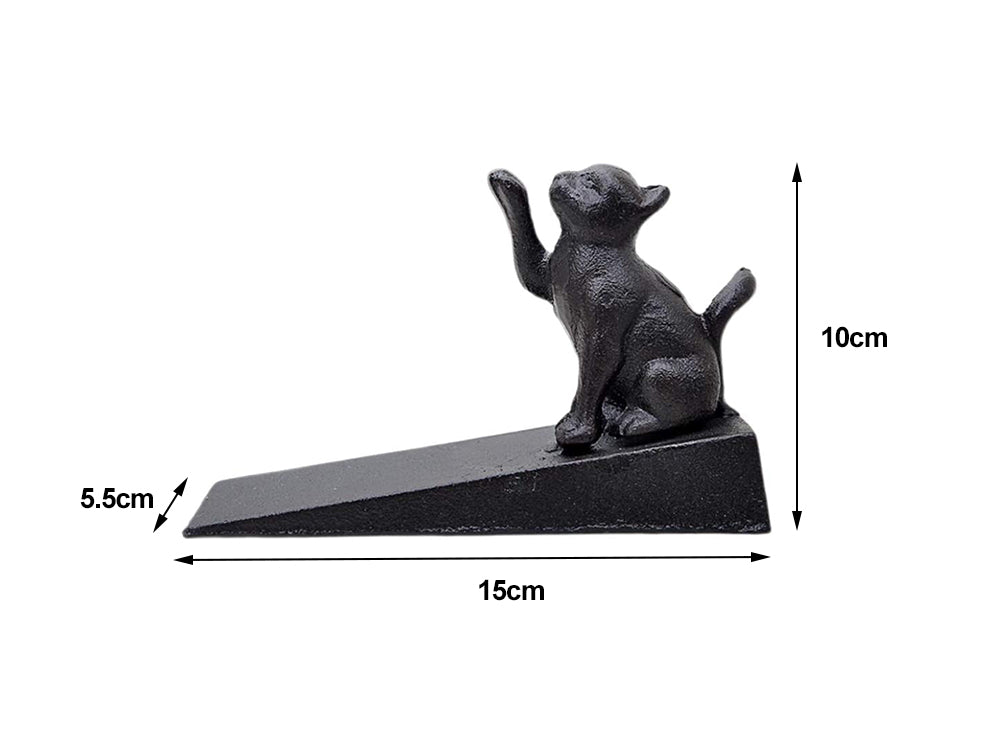 Cast Iron Cat Door Stopper