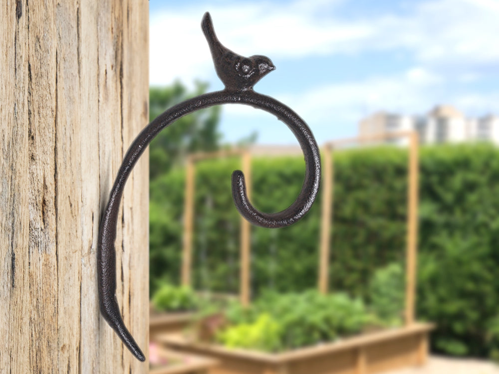 Cast Iron Bird Wall Hooks Plant Hangers (Set of 2) – Loveliving