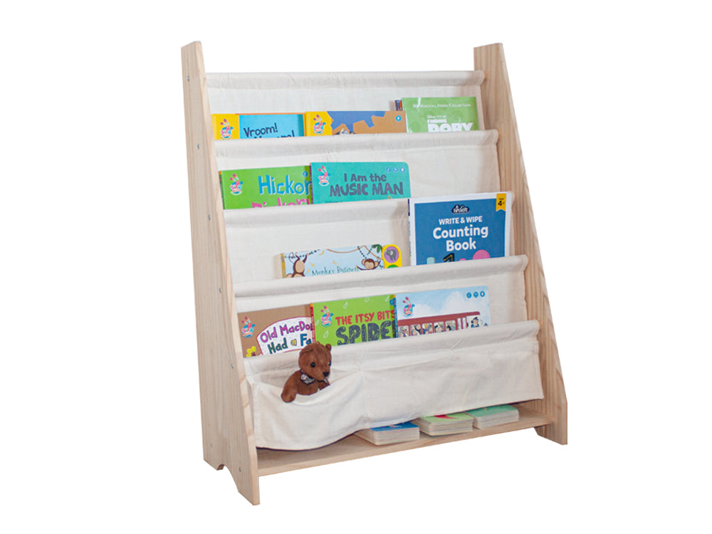 Solid Wood Kids Bookshelf Childrens Bookcase