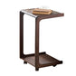 Solid Wood C Shaped End Table / Side Table / Bedside table