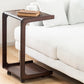Solid Wood C Shaped End Table / Side Table / Bedside table