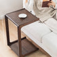 Solid Wood C Shaped End Table / Side Table / Bedside table