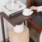 Solid Wood C Shaped End Table / Side Table / Bedside table