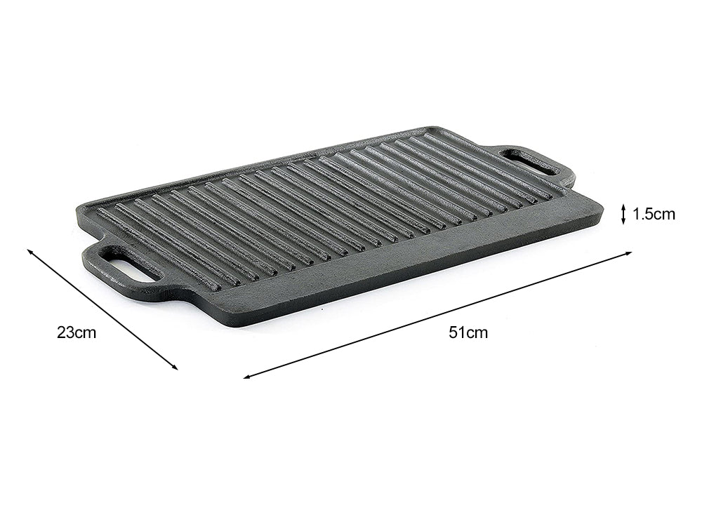 Reversible Cast Iron Grill Griddle Grill Plate – Loveliving