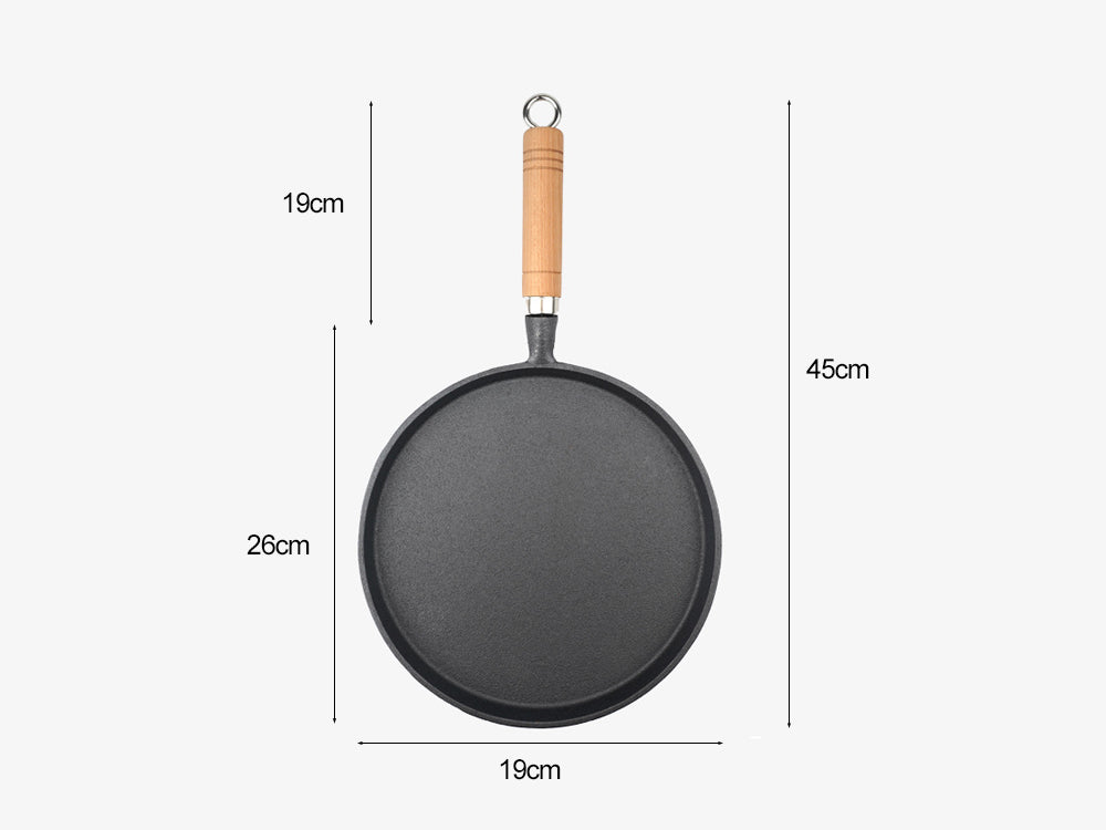 Cast Iron Fry Pan Skillet-26cm