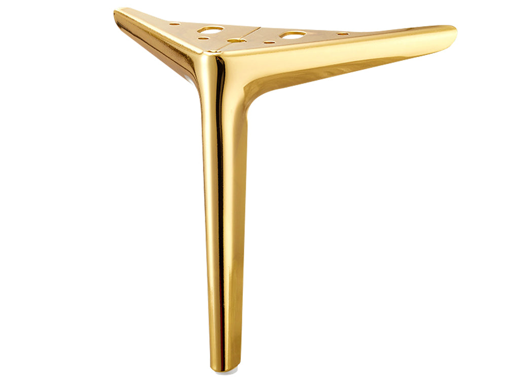 4Pcs Metal Furniture Legs 15cm-Gold