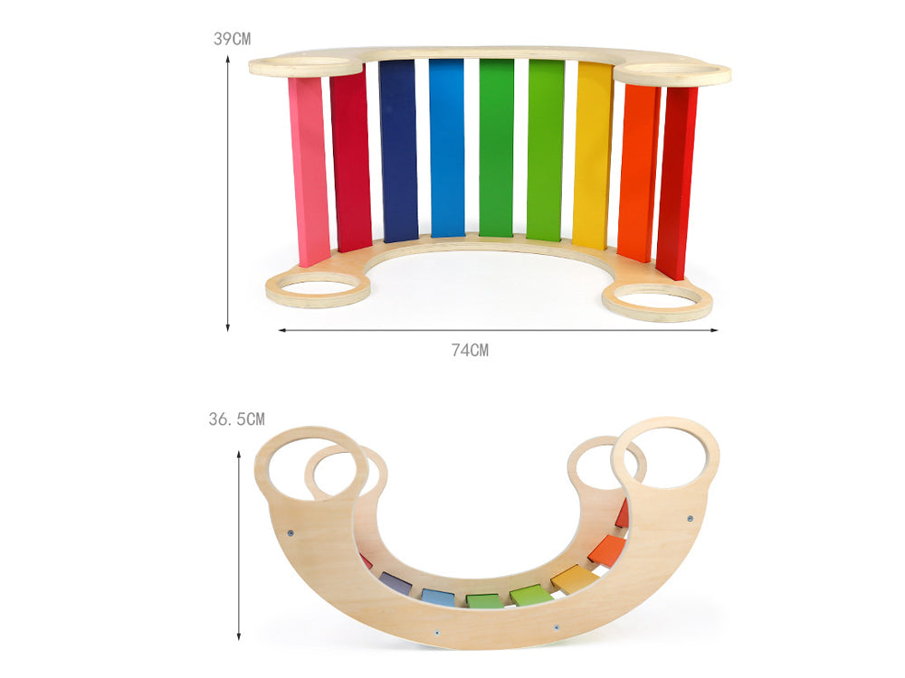 Montessori best sale rainbow rocker