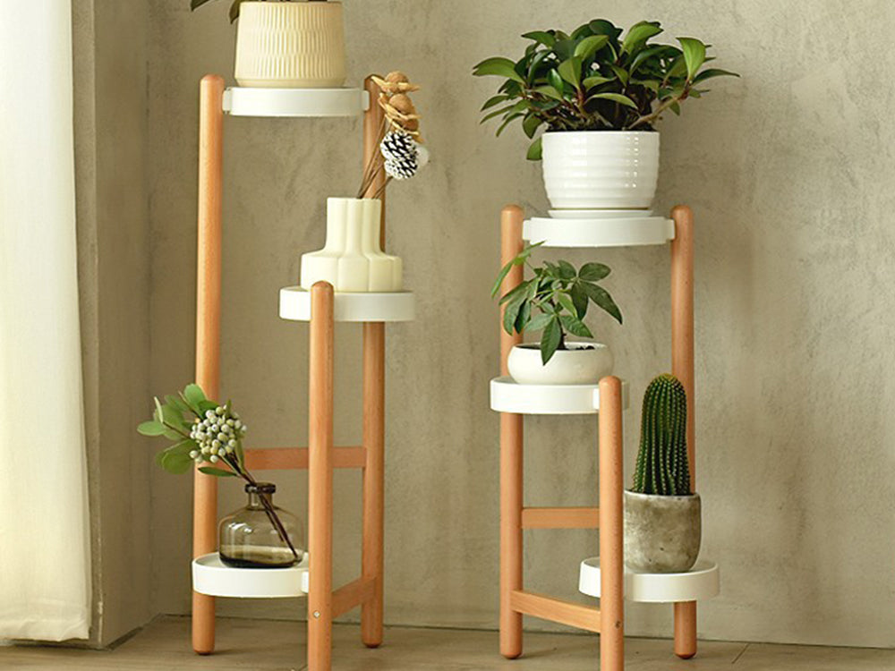 3 Tier Corner Plant Stand/Plant Display Rack-90cm