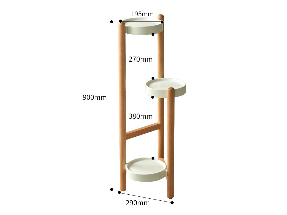 3 Tier Corner Plant Stand/Plant Display Rack-90cm