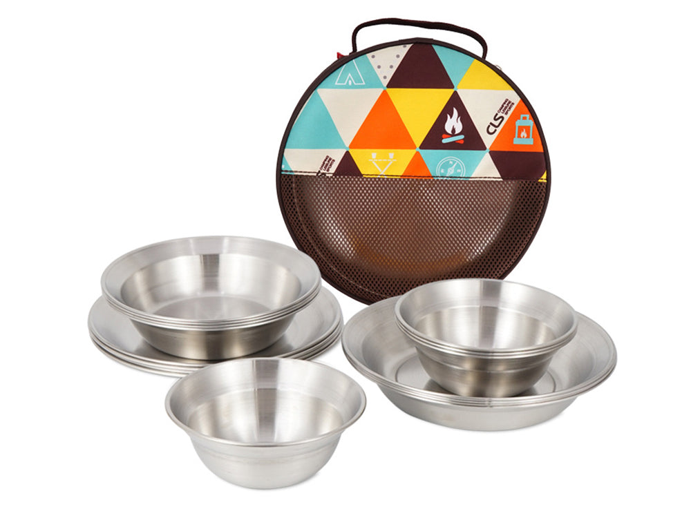 16Pcs Camping Tableware set